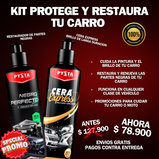 KIT PROTEGE Y RESTAURA TU CARRO